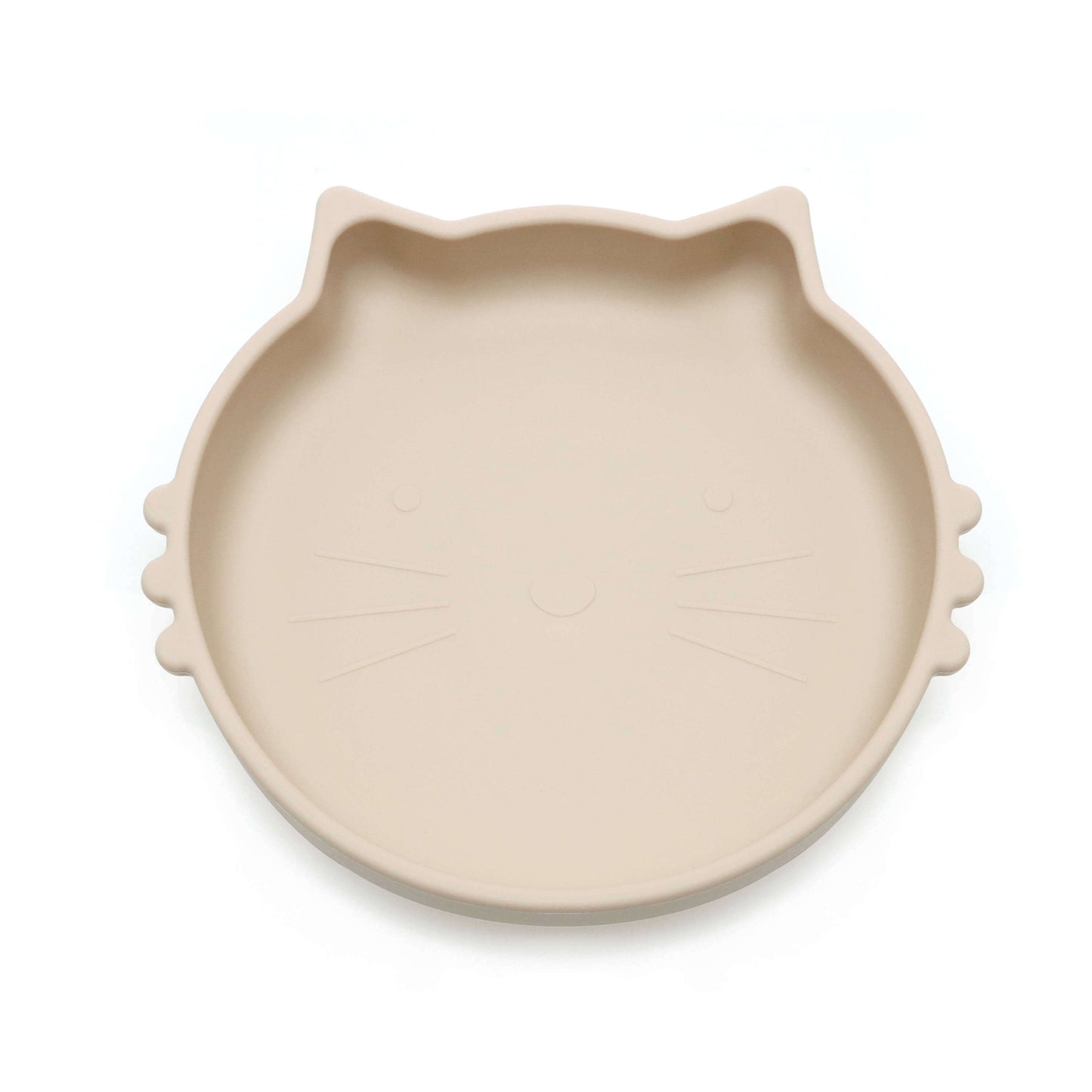 Napf Katze beige