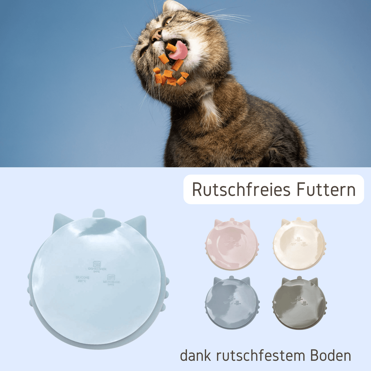Napf Katze rutschfest