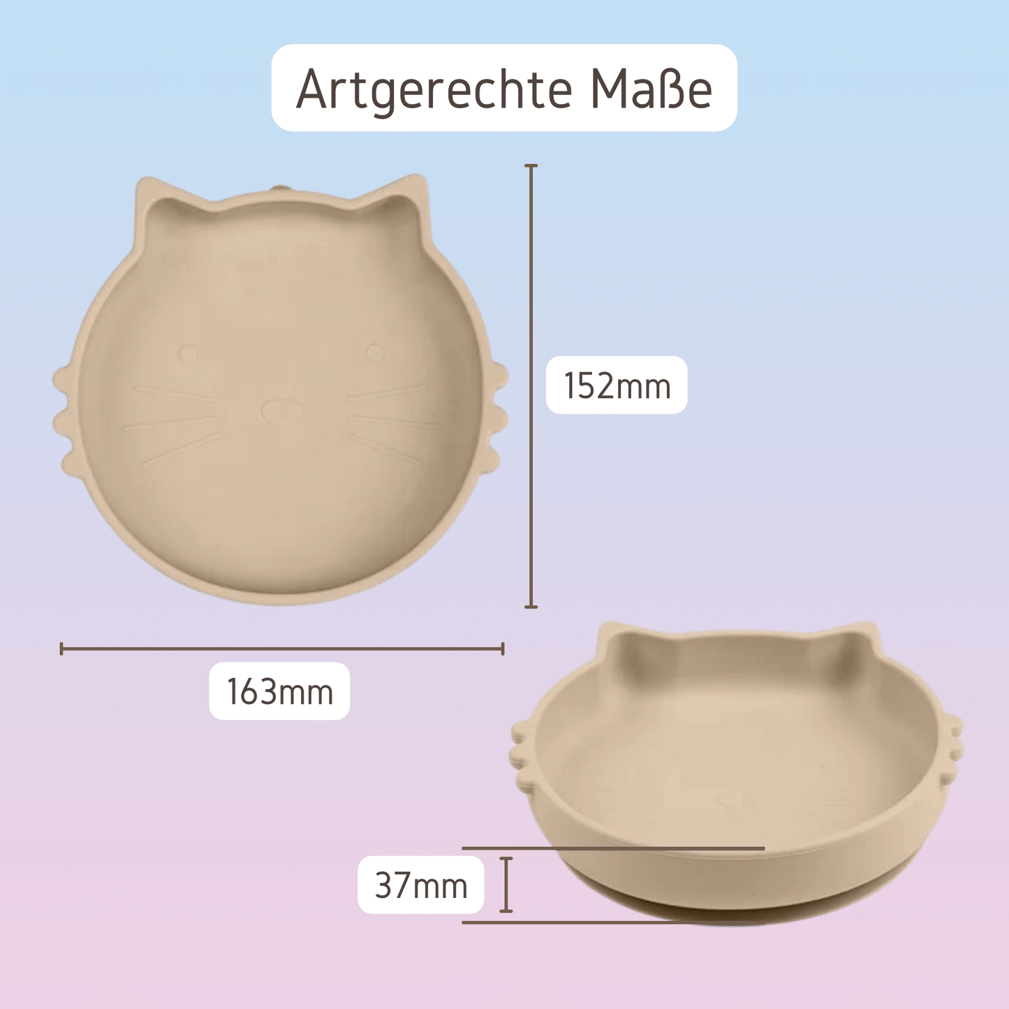 Napf Katze Maße