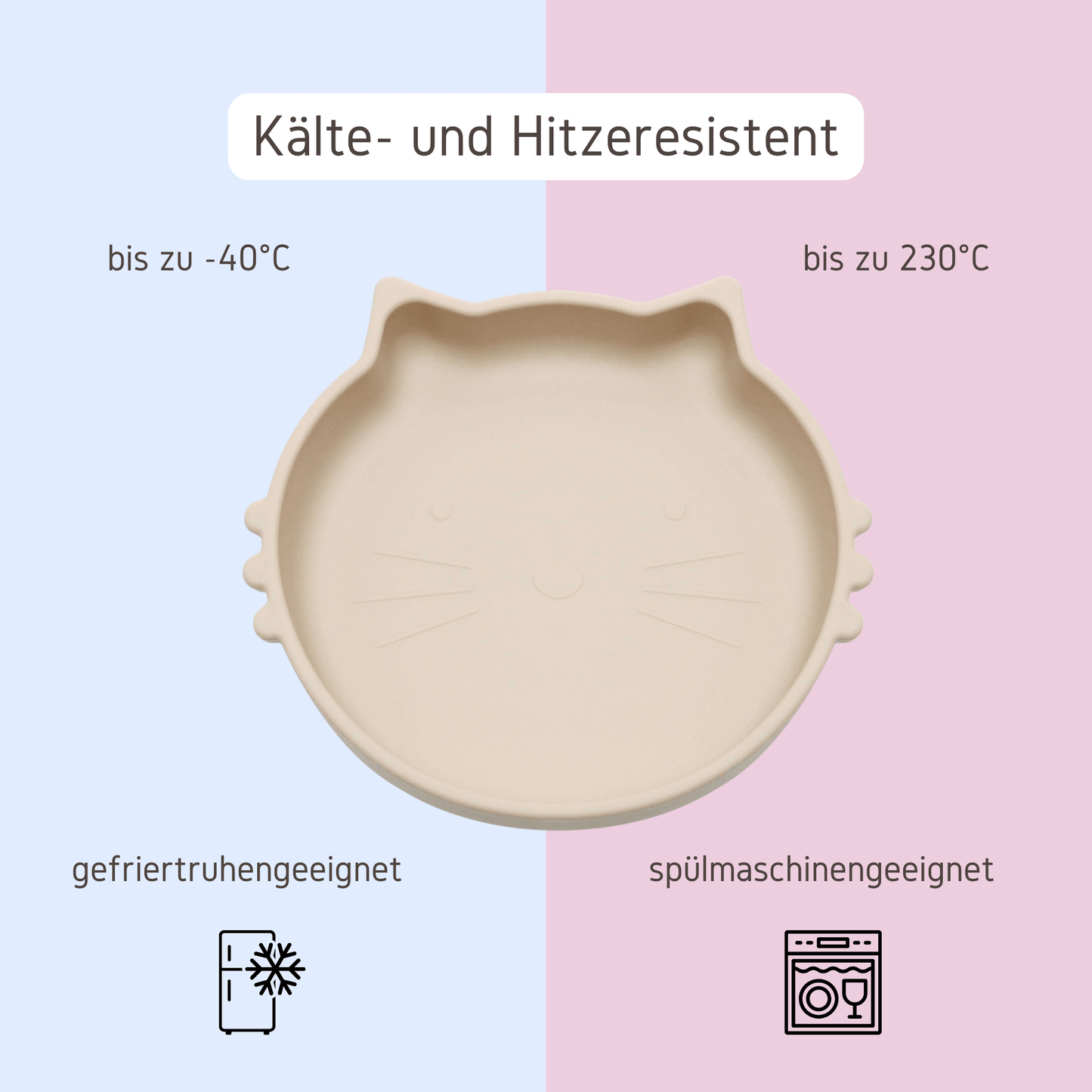 Napf Katze spülmaschinenfest