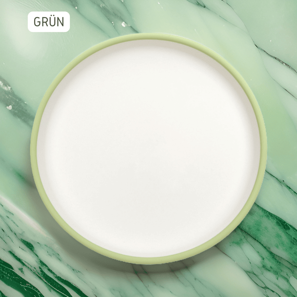 Silikon Napf Katze grün marmor