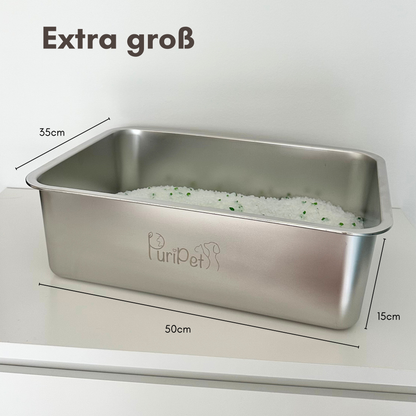 Katzentoilette Edelstahl