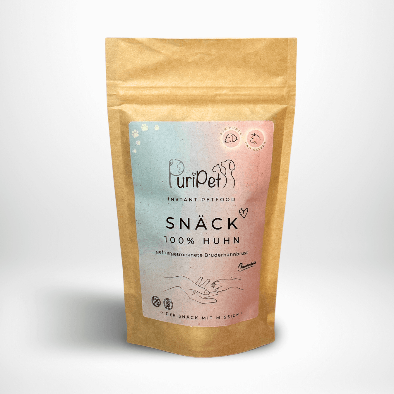 Gefriergetrocknetes Huhn – Snack für Hunde & Katzen