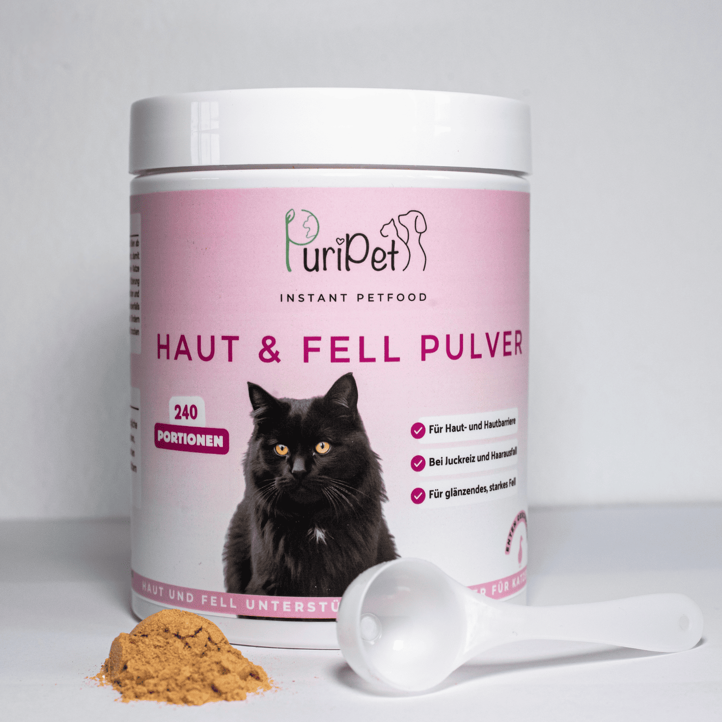 Haut und Fell Pulver für Katzen