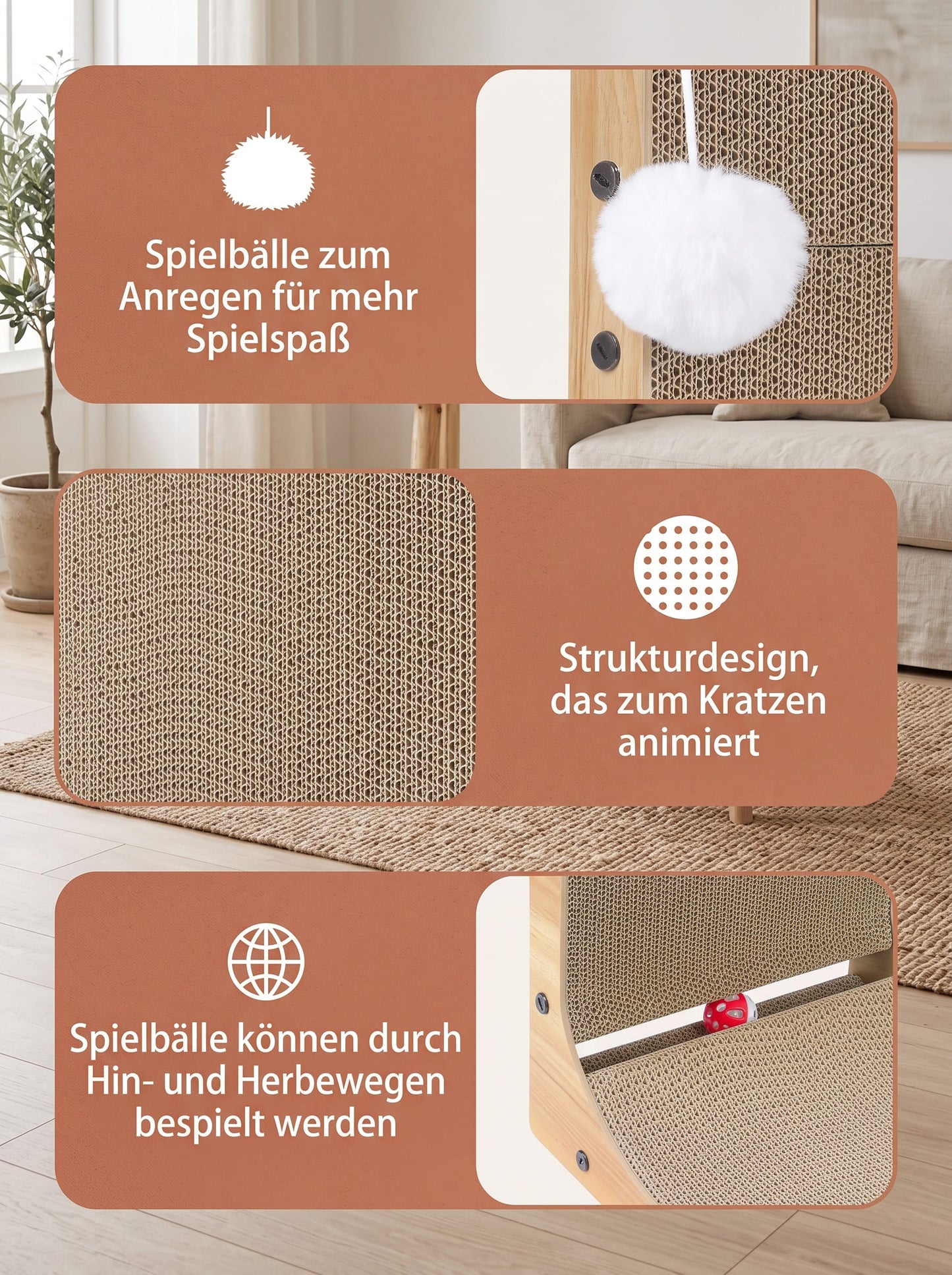 Vorteile des PuriPet Kratzbretts