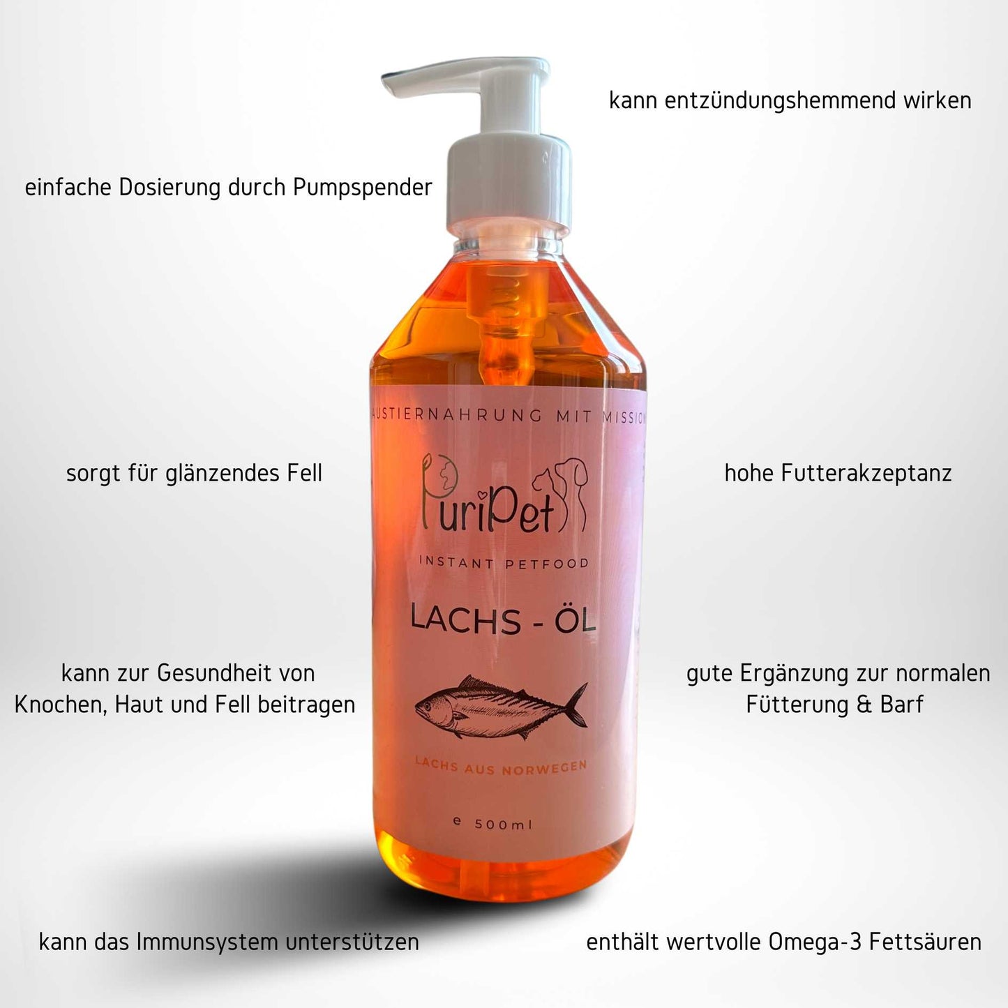PuriPet Lachsöl Informationen