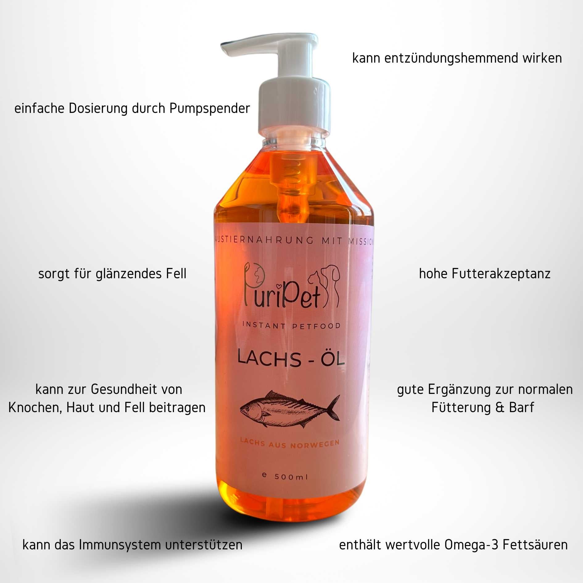 PuriPet Lachsöl Informationen