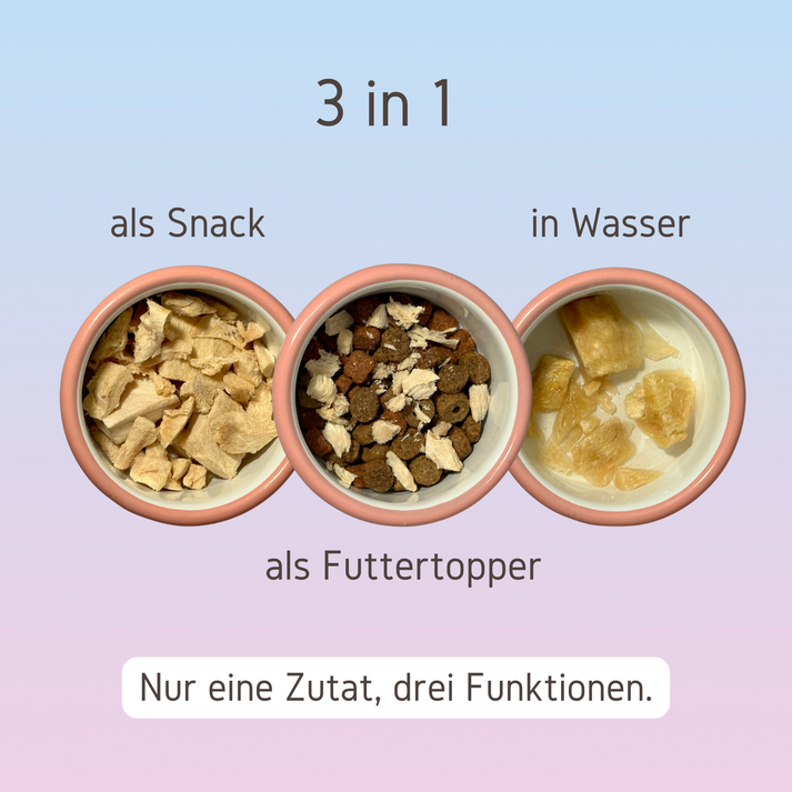 Gefriergetrocknetes Huhn Integration
