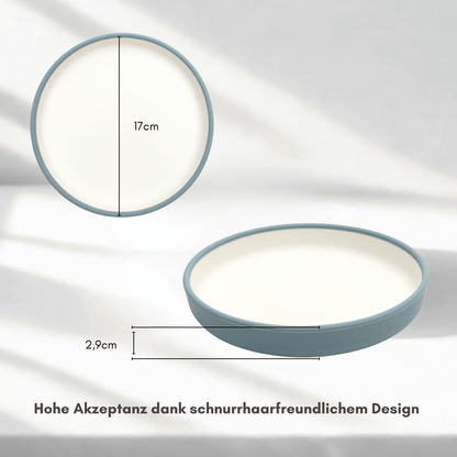 Flacher Silikon Futternapf rund